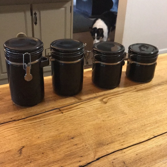 4 black containers for your kitchen. - Picture 4 of 15